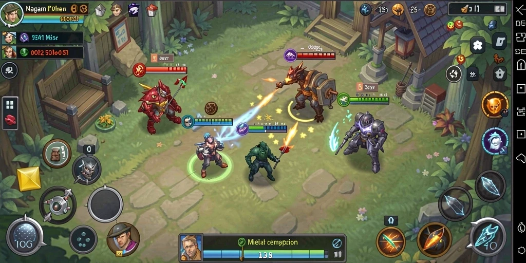 zk9vip - Tangkapan layar saat pemain berkompetisi dalam mode multiplayer.